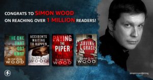 Simon has now sold over a million copies with his publisher Thomas & Mercer.